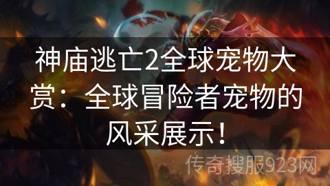 神庙逃亡2全球宠物大赏：全球冒险者宠物的风采展示！