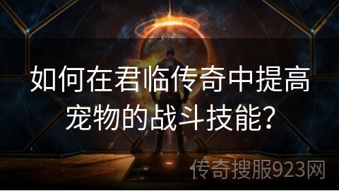 如何在君临传奇中提高宠物的战斗技能？